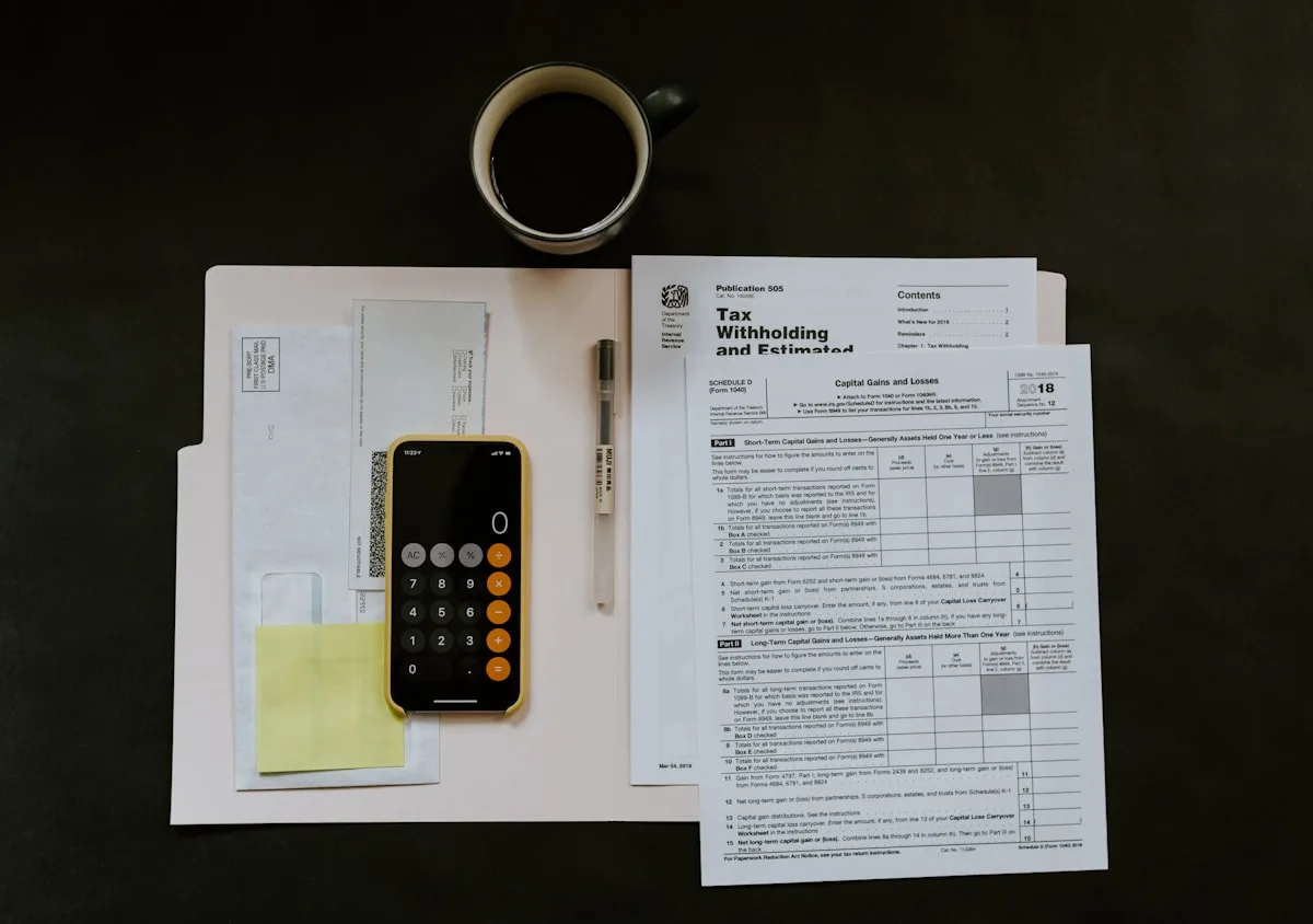 Financial ledger showing working capital calculations for business acquisition