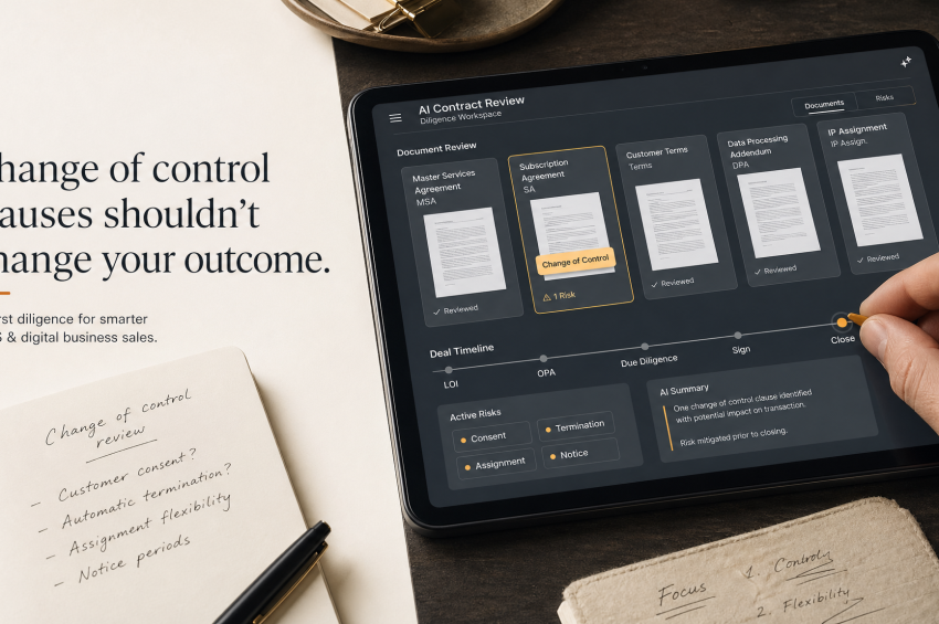 Change-of-Control Clauses in M&A