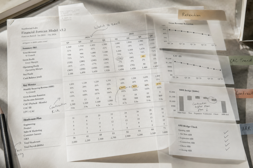 SaaS Financial Model M&A Diligence